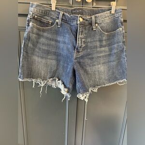 Lucky Brand Blue Distressed Jean Shorts